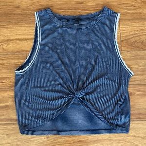 Buffalo striped crop top